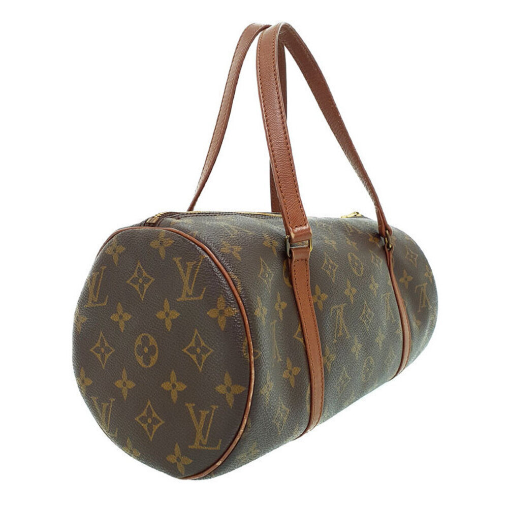 Louis Vuitton Shoulder Bag Papillon Monogram Leather Brown - Picture 1 of 8